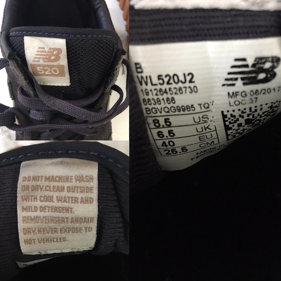 New Balance 520 Running Shoes Suede Rose Gold 8.5 - Picture 8 of 8